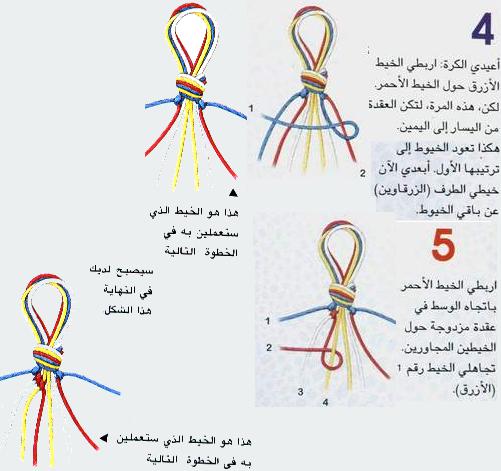 كيفية صنع اساور الصداقة - طريقة عمل سوار الاصدقاء 12538 3