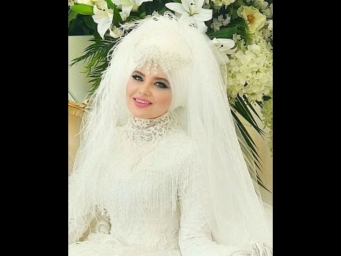 فساتين زفاف للمحجبات - اجمل الفساتين الجميلة والرقيقة للمحجبات 6889 9