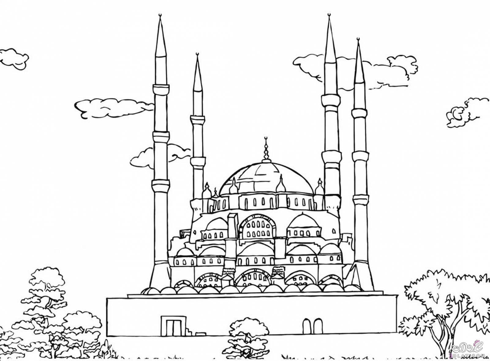 رسم مسجد بالرصاص