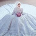 6304 13 فساتين اعراس للمحجبات - ارقي ثوب زفاف للمحجبات سارة